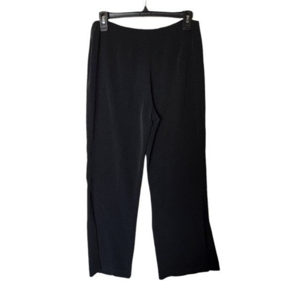 Yansi Fugel Black Pants Side Slits size 6 High rise waist - Picture 8 of 10